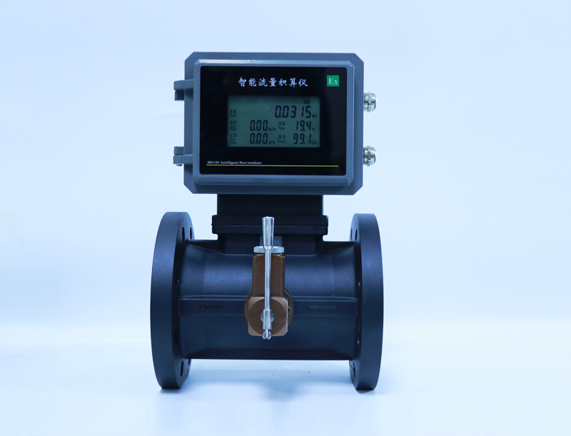 天然气气体涡轮流量计(带注油）